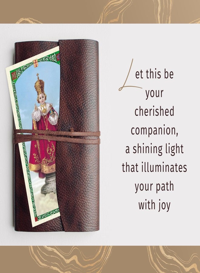Trendzeen 5 inch Infant of Prague Statue - Infant Jesus Prayer Card, The Lord's Prayer - Niño de Praga Set for Altar, Home - 3 Items - Image 4
